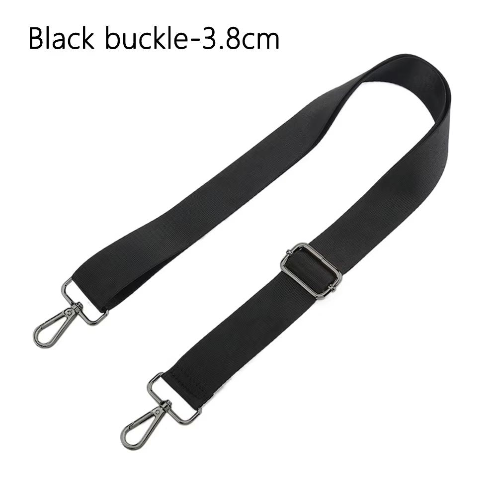 FlexStrap Adjustable Black Nylon Shoulder Bag Strap  Detachable Replacement Belt For Handbags Cross 11