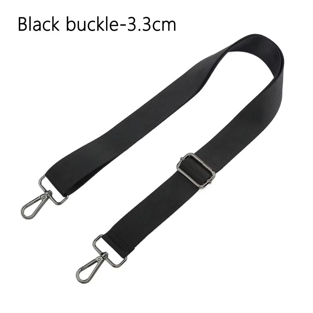 FlexStrap Adjustable Black Nylon Shoulder Bag Strap  Detachable Replacement Belt For Handbags Cross 14