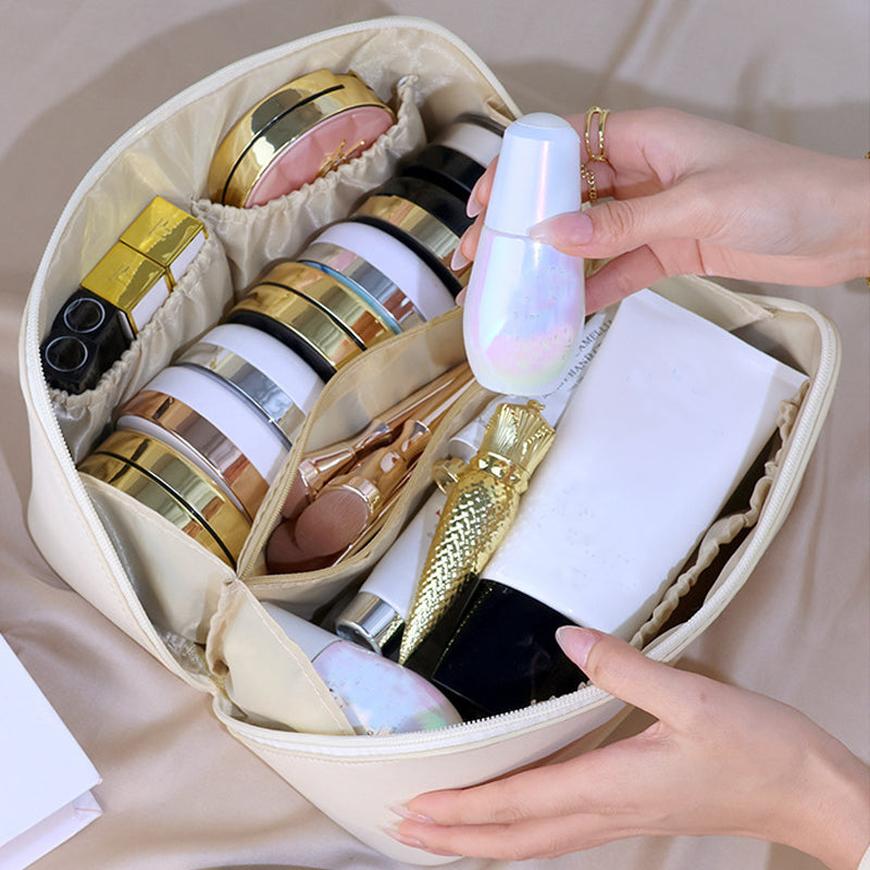 Cosmetic Bag Makeup Organizer Travel Toiletry Kit Storage Case For Women Durable Zip Organizer Bag 2