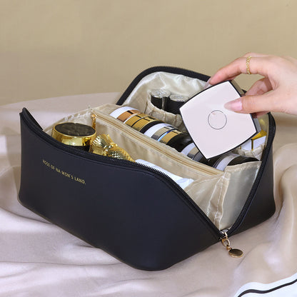 Cosmetic Bag Makeup Organizer Travel Toiletry Kit Storage Case For Women Durable Zip Organizer Bag 7