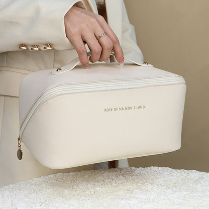 Cosmetic Bag Makeup Organizer Travel Toiletry Kit Storage Case For Women Durable Zip Organizer Bag 5
