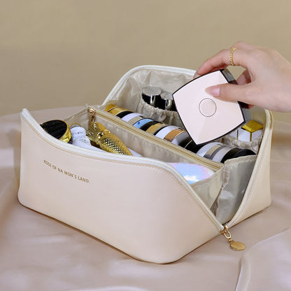 Cosmetic Bag Makeup Organizer Travel Toiletry Kit Storage Case For Women Durable Zip Organizer Bag 8