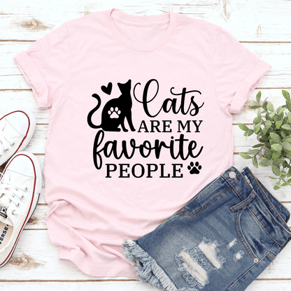 Cats Are My Favorite People Tee 1