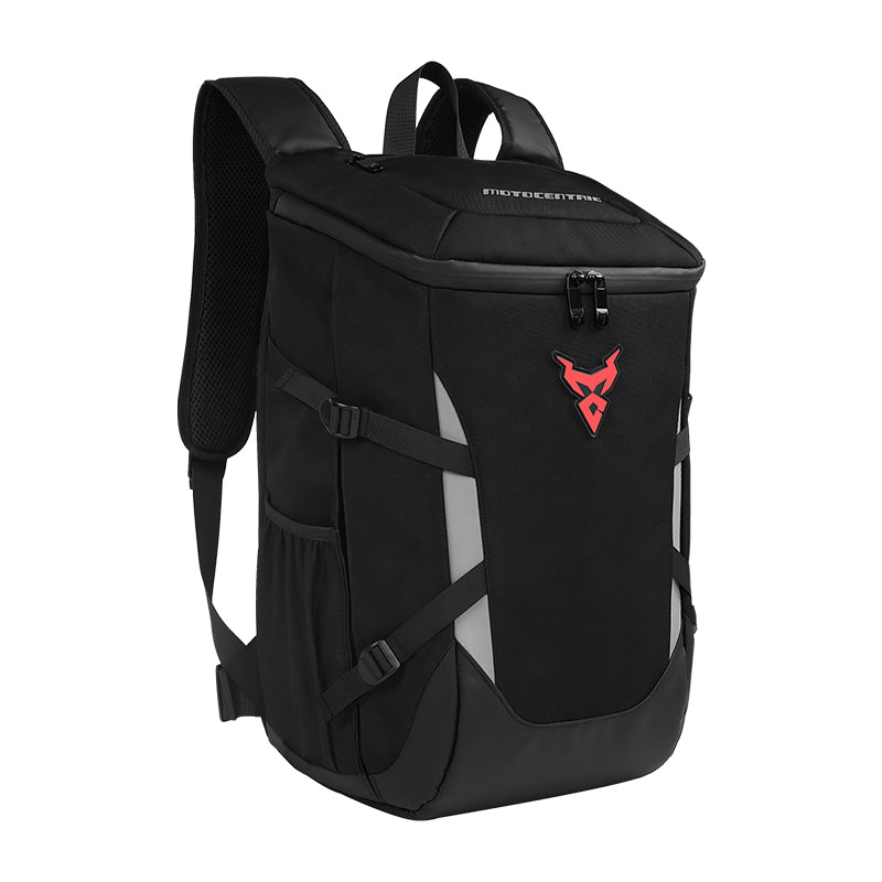 Motorcycle Backpack, Waterproof Biker Riding Helmet Bag, Outdoor Sports Reflective Laptop Backpack for Business Travel