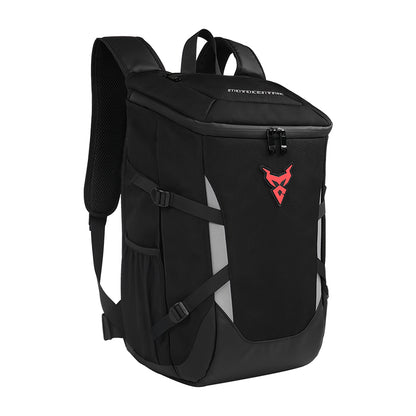 Motorcycle Backpack, Waterproof Biker Riding Helmet Bag, Outdoor Sports Reflective Laptop Backpack for Business Travel