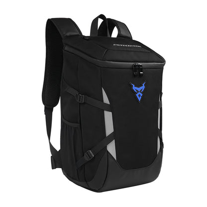 Motorcycle Backpack, Waterproof Biker Riding Helmet Bag, Outdoor Sports Reflective Laptop Backpack for Business Travel