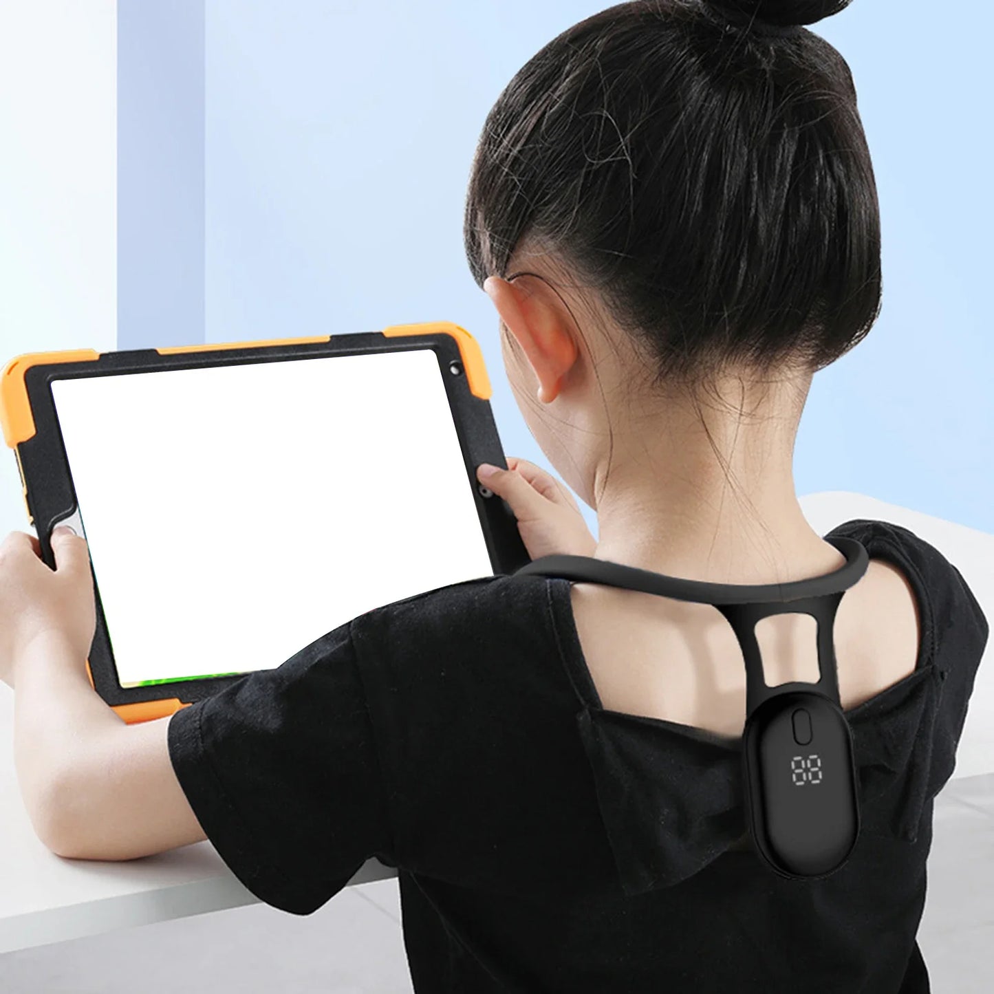 Posture Training Reminder Sensor Smart Posture Corrector Miicro Vibration Neck Hump Corrector Back  4