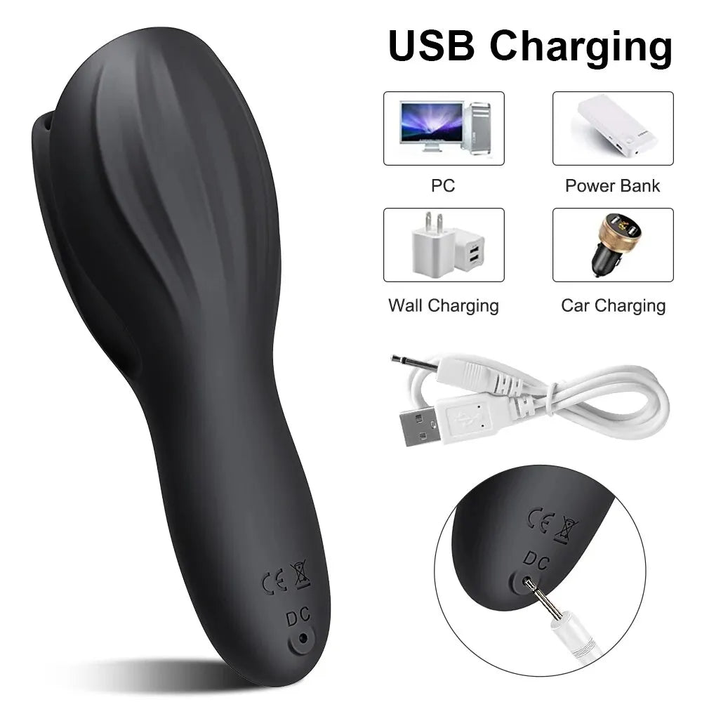 Mens Vibrator, Glans Stimulater, Exerciser, Massager, Penis Delay, Trainer, Male Masturbator, Equipment, Adult Male