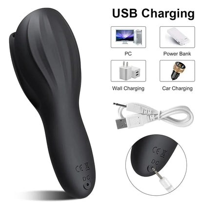 Mens Vibrator, Glans Stimulater, Exerciser, Massager, Penis Delay, Trainer, Male Masturbator, Equipment, Adult Male
