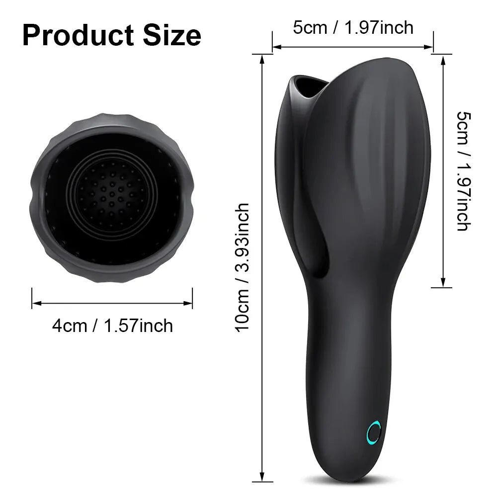 Mens Vibrator, Glans Stimulater, Exerciser, Massager, Penis Delay, Trainer, Male Masturbator, Equipment, Adult Male
