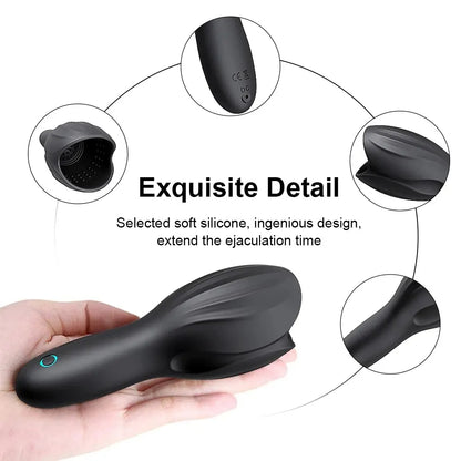 Mens Vibrator, Glans Stimulater, Exerciser, Massager, Penis Delay, Trainer, Male Masturbator, Equipment, Adult Male