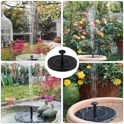 New Mini Solar Water Fountain Garden Pond Pool Waterfall Solar Powered Bird Bath Decor Outdoor Gard 1