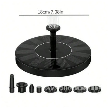 New Mini Solar Water Fountain Garden Pond Pool Waterfall Solar Powered Bird Bath Decor Outdoor Gard 4