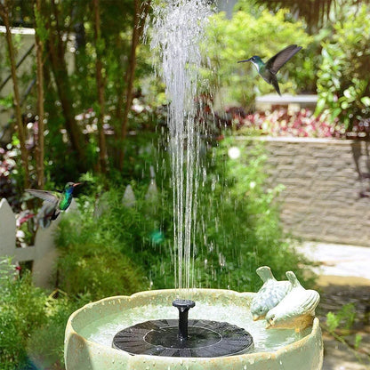 New Mini Solar Water Fountain Garden Pond Pool Waterfall Solar Powered Bird Bath Decor Outdoor Gard 3