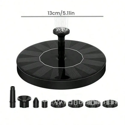 New Mini Solar Water Fountain Garden Pond Pool Waterfall Solar Powered Bird Bath Decor Outdoor Gard 5