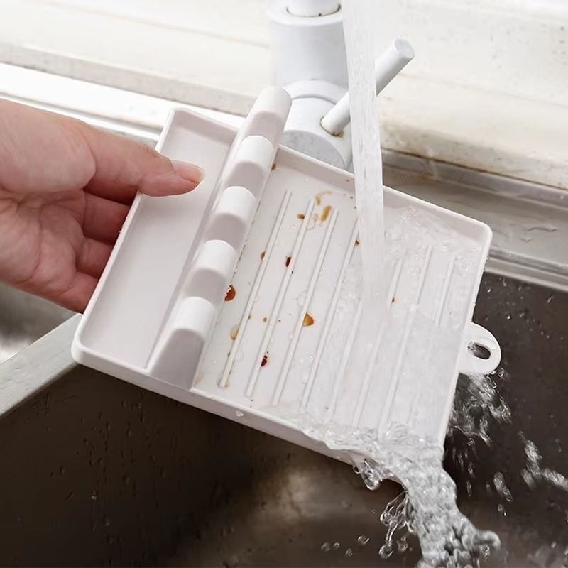 NeatServe Kitchen Spoon  Utensil Holder  NonSlip Spatula Rack And Chopstick Organizer For Counterto 3