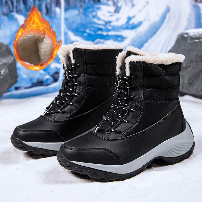 Warm Fur Womens Boots Snow Platform Shoes Lightweight Ankle Winter Boots For Women Cozy Stylish  Du 3