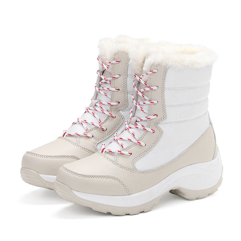 Warm Fur Womens Boots Snow Platform Shoes Lightweight Ankle Winter Boots For Women Cozy Stylish  Du 5