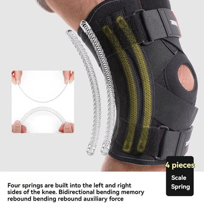 AOLIKES Knee Support Brace With Patella Gel Pad  Side Stabilizers  Compression Sleeve For Knee Pain 5