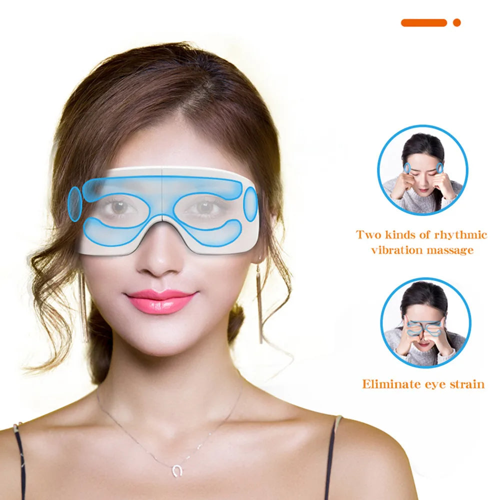 Eye Massager For Relaxation Heat Therapy Music Reduce Dark Circles Improve Sleep 2