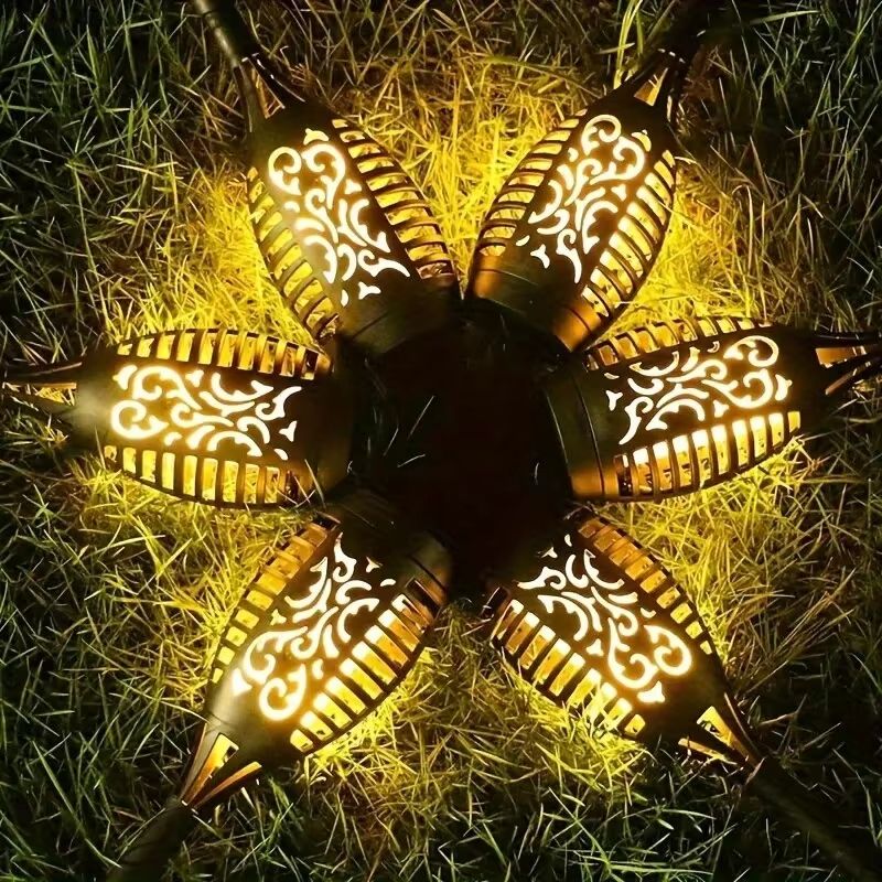 SolarGlow 12LED Flickering Flame Torch Lights  Waterproof Solar Garden Lights For Outdoor Lawn Pati 1