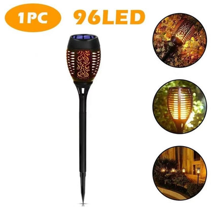 SolarGlow 12LED Flickering Flame Torch Lights  Waterproof Solar Garden Lights For Outdoor Lawn Pati 11