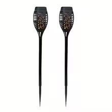 SolarGlow 12LED Flickering Flame Torch Lights  Waterproof Solar Garden Lights For Outdoor Lawn Pati 12