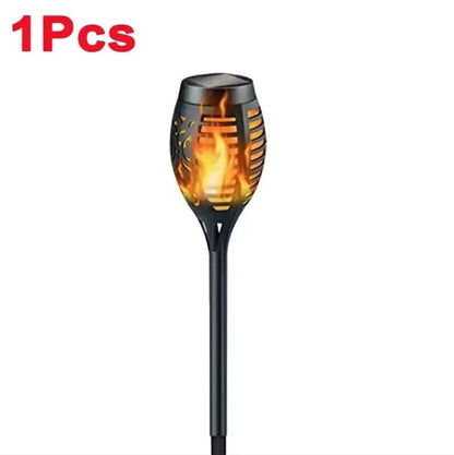 SolarGlow 12LED Flickering Flame Torch Lights  Waterproof Solar Garden Lights For Outdoor Lawn Pati 6