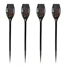 SolarGlow 12LED Flickering Flame Torch Lights  Waterproof Solar Garden Lights For Outdoor Lawn Pati 7