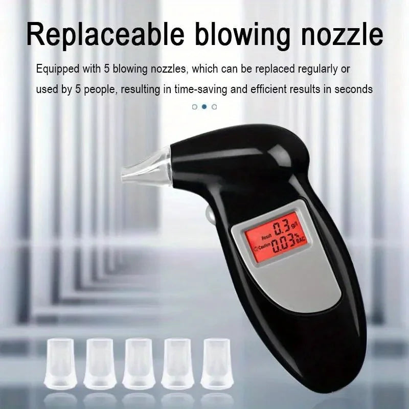 Digital Alcohol Tester Accurately Test Your Blood Alcohol Compact Breathalyzer Reliable Results 4