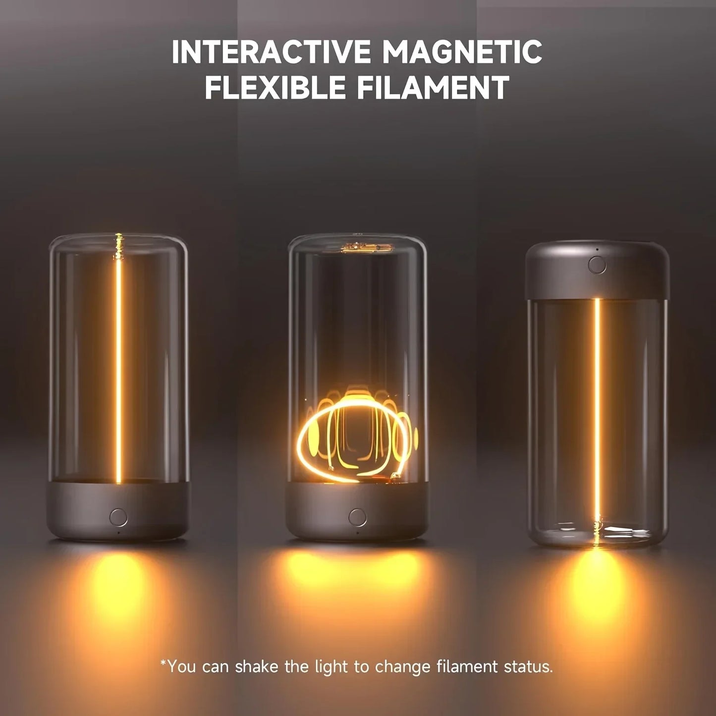 Portable Ambient Magnetic Light, Type C Charging, Eye Protection Function, for Bedroom, Study, and Camping