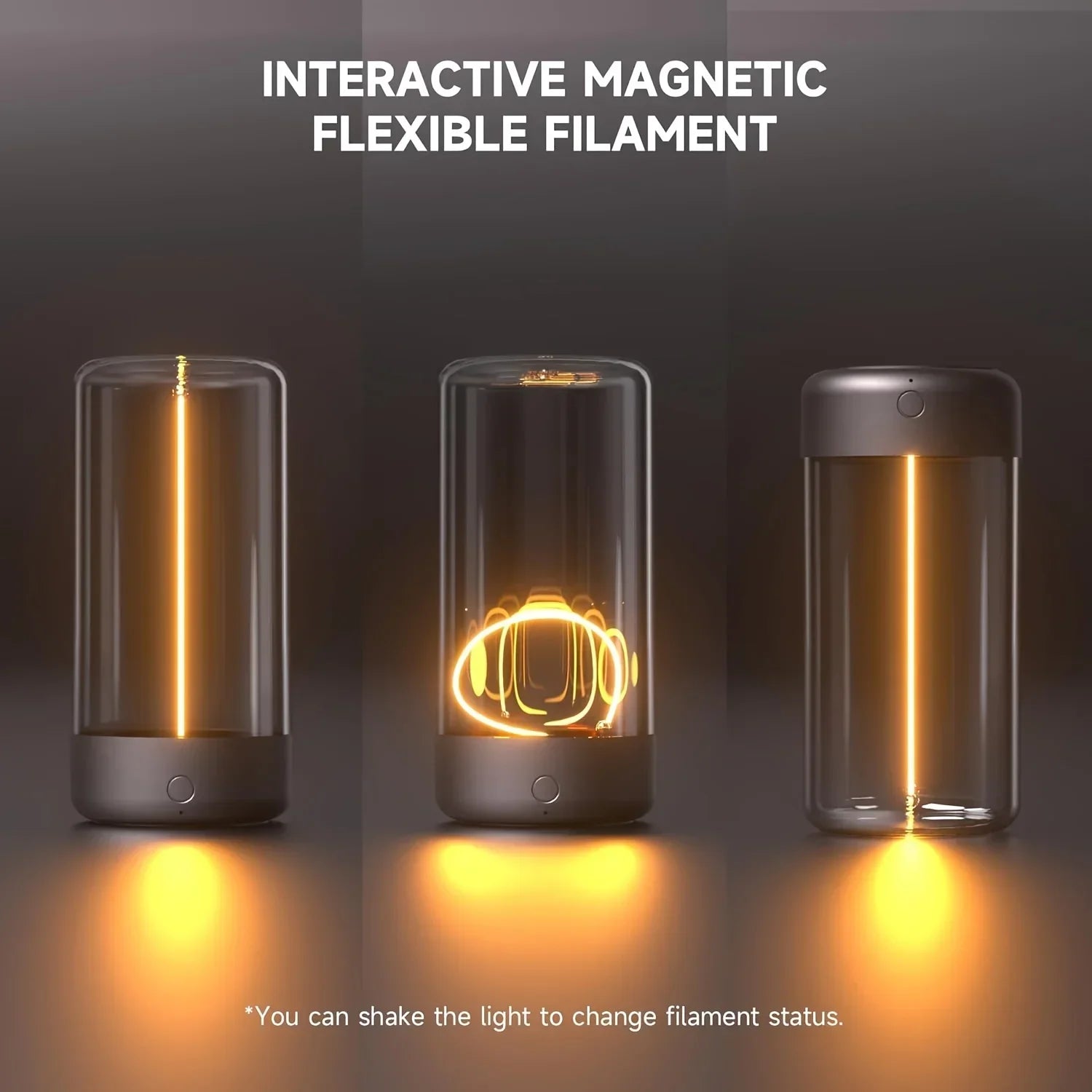 Portable Ambient Magnetic Light, Type C Charging, Eye Protection Function, for Bedroom, Study, and Camping