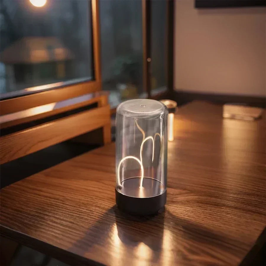 Portable Ambient Magnetic Light, Type C Charging, Eye Protection Function, for Bedroom, Study, and Camping
