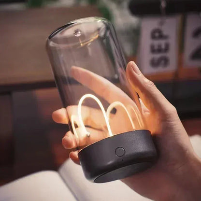 Portable Ambient Magnetic Light, Type C Charging, Eye Protection Function, for Bedroom, Study, and Camping
