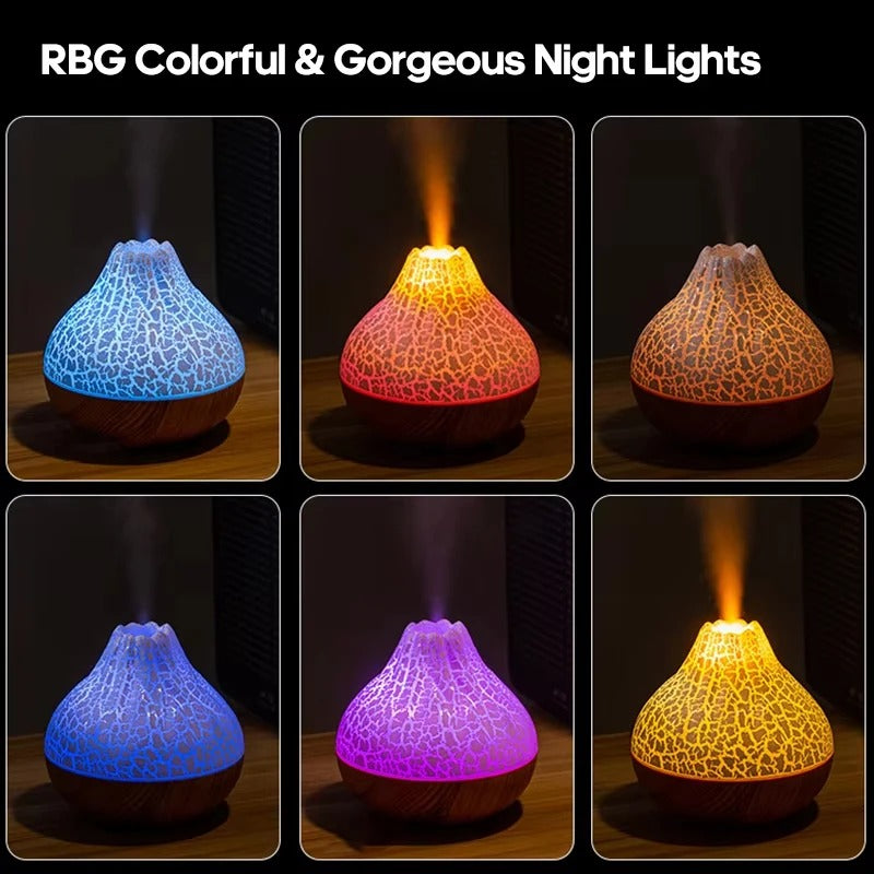 New Air Humidifier, Large Capacity, USB Desktop Mist, Aromatherapy Diffuser with Night Light