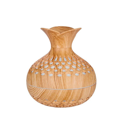 Wood Grain Humidifier, USB Aroma Diffuser, Atomizer for Home and Office, Ideal Gift, Moisturizing Instrument