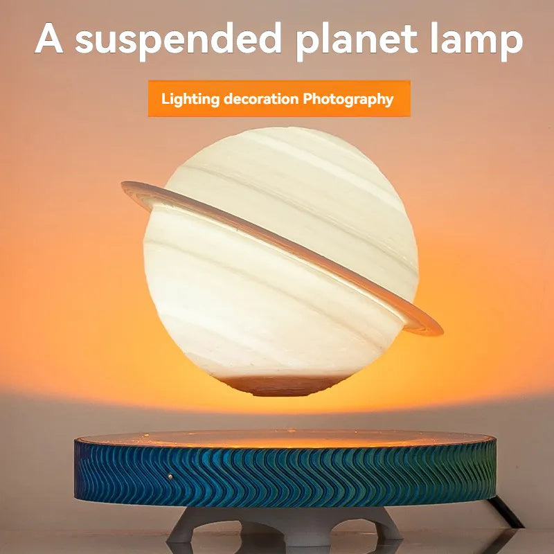 Magnetic Levitating Bulb, Saturn Moon Lamp, Unique Gift, Creative Home and Office Decoration