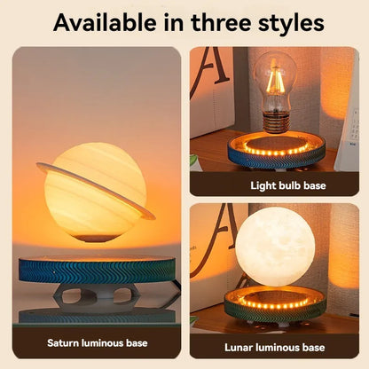 Magnetic Levitating Bulb, Saturn Moon Lamp, Unique Gift, Creative Home and Office Decoration