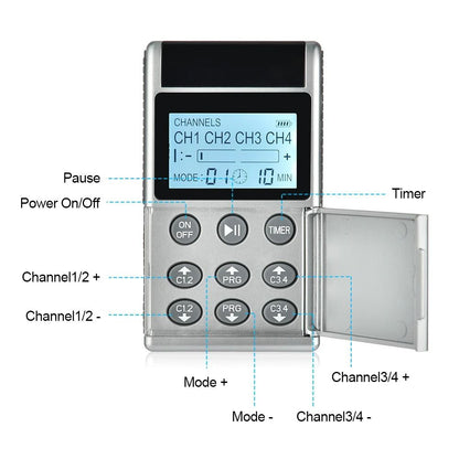 EMS Electric Muscle Stimulator 15 Mode Full Body TENS Massager 2