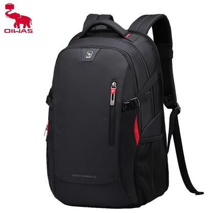 OIWAS 29L Waterproof Laptop Backpack – Casual Travel & School Bag for Men and Teens, Fits 14-Inch Laptops
