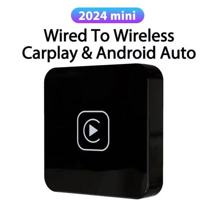 Mini CarPlay & Auto Box Dongle – Wired to Wireless Adapter for Apple CarPlay & Android Auto Compatibility (Audi, Toyota,