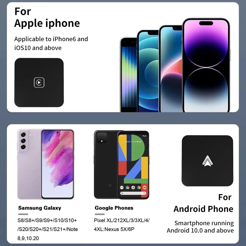 Mini CarPlay  Auto Box Dongle  Wired To Wireless Adapter For Apple CarPlay  Android Auto Compatibil 3