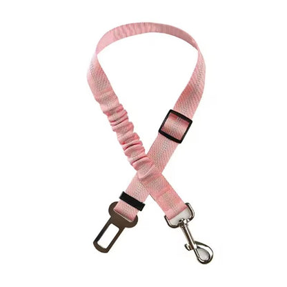 PawGuard Adjustable Dog Car Seat Belt  Elastic Safety Leash For Pets With Buffer Shock Absorption   10