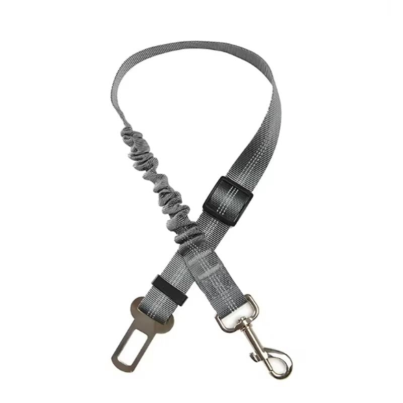 PawGuard Adjustable Dog Car Seat Belt  Elastic Safety Leash For Pets With Buffer Shock Absorption   6