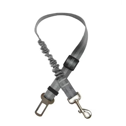 PawGuard Adjustable Dog Car Seat Belt  Elastic Safety Leash For Pets With Buffer Shock Absorption   6
