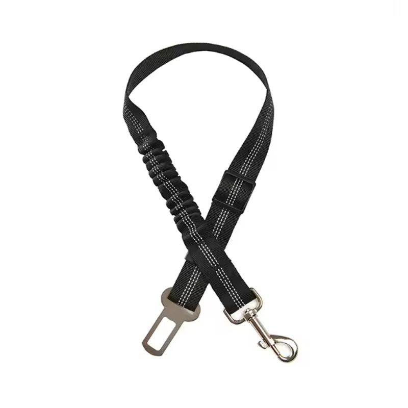 PawGuard Adjustable Dog Car Seat Belt  Elastic Safety Leash For Pets With Buffer Shock Absorption   7