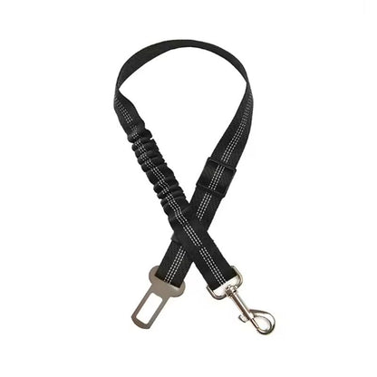 PawGuard Adjustable Dog Car Seat Belt  Elastic Safety Leash For Pets With Buffer Shock Absorption   7