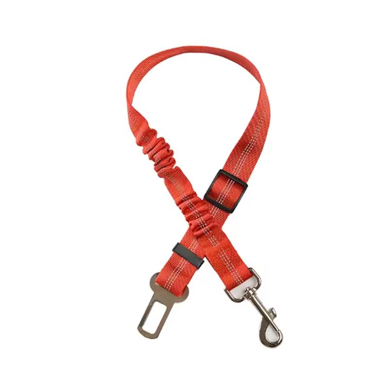 PawGuard Adjustable Dog Car Seat Belt  Elastic Safety Leash For Pets With Buffer Shock Absorption   8