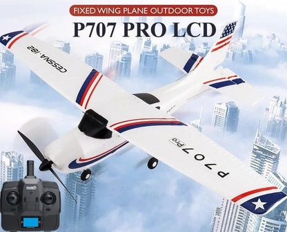 Advanced Remote Control Airplane With Gyro Stabilization And LED Display