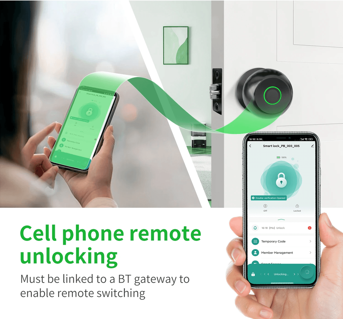 SecureEase Smart Fingerprint Door Lock 1